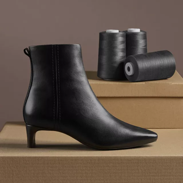 Edina Up Black Leather