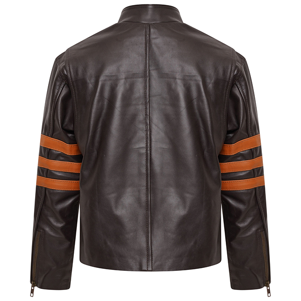Kid’s X-Men Wolverine Brown Leather Jacket