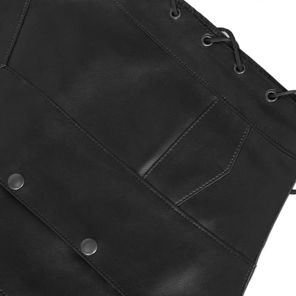 Kid’s Leather Vest Traditional Style & Side Laces