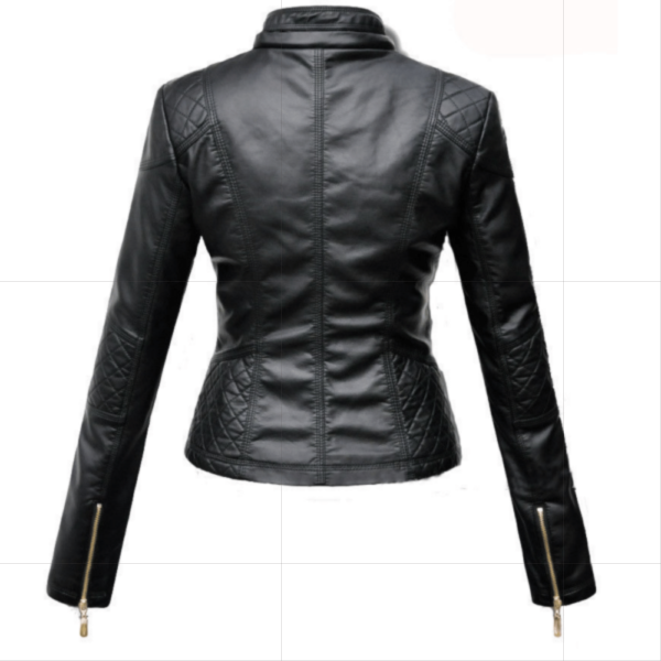 women motorcycle black genuine leather jacket women motorcycle black genuine leather jacket